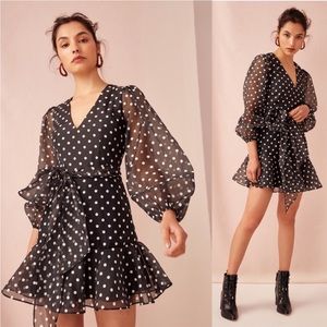 Keepsake The Label Limits Dress Polka Dot Black 4